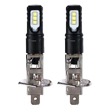 Imagem de 2x Kit de Faróis LED Super Brilhante H1 Alta Potência 80W CSP 6000lm Iluminação Superior Plug and Play Longa Vida 50000