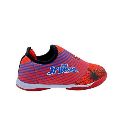 Imagem de Chuteira Tênis Infantil Menino Futsal Dray 4602 Homem Aranha-Masculino