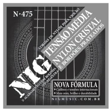 Imagem de Encordoamento Nig De Nylon Para Violão com Bolinha N475