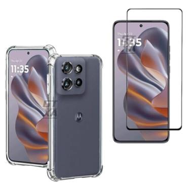 Imagem de Kit Capa Anti Impacto e Película para Motorola Moto Edge 60 Neo