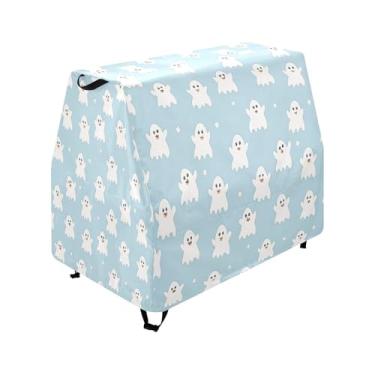 Imagem de Qilmy Halloween Boo Kids Water Table Cover, Duty Waterproof Patio Table Covers for Outdoor Toddler Splash Tables, UV Resistant & Dustproof Play Table Protector, Cover Only