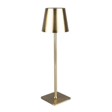 Imagem de Luminária De Mesa Led 3 Tons Usb Elegance 9,5 X 38 Cm Dourada Lyor