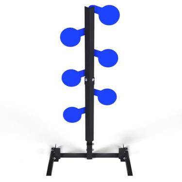 Imagem de Atflbox AR500 Kit de alvos de árvore de duelo, pás de aço de espessura de 15 x 9 cm, alvo de aço para tiro, competição esportiva e treinamento