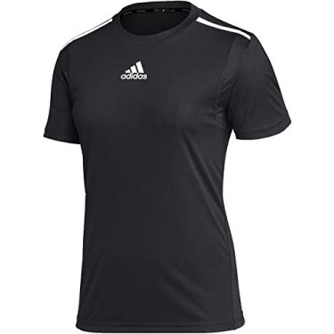 Imagem de adidas Camiseta HG4984XL W Team Preto/Branco GG