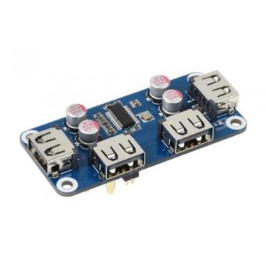 Imagem de USB HUB HAT (B) for Raspberry Pi Series, 4x USB 2.0 Ports