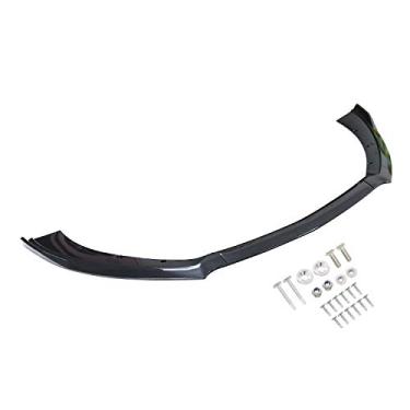Imagem de Carbon 3 Peças Lábio Dianteiro do Parachoque Carro Canard Splitter Body Shovels Bumper Lip Spoiler Substituição para Mus