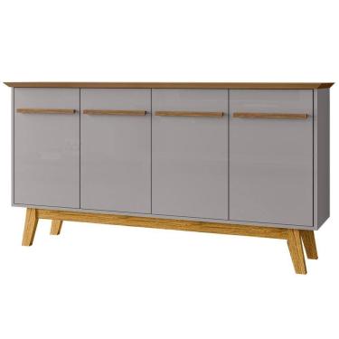 Imagem de Balcao Buffet 4 Portas Opala 160 Cm Bechara Cinamomo Off White