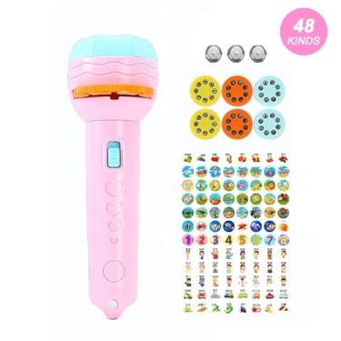 Imagem de Generic Brinquedo de Lanterna de Projetor de Ciências Educacionais Com Padrões de Animais Fofos, Fácil de Usar, Presente Ideal de Aniversário e Natal para Crianças (#18)