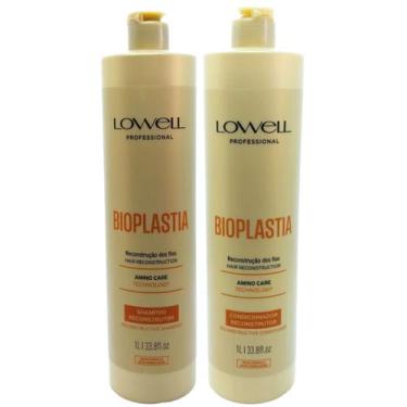 Imagem de Lowell Bioplastia Shampoo 1000ml e Condicionador 1 Litro