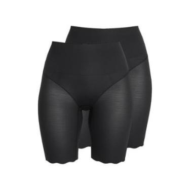 Imagem de Kit com 2 Bermudas Feminina Modeladora Liz 74384-Feminino