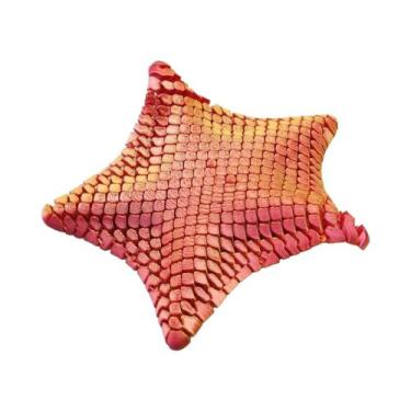 Imagem de Ornamento De Estrela-do-Mar Impresso Em 3D De 12cm, Decoração De Anima