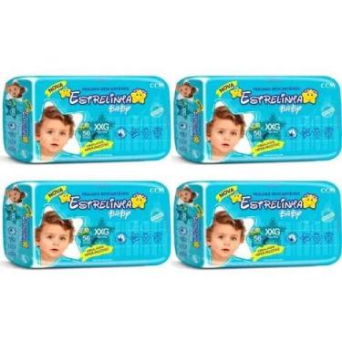 Imagem de Fralda Estrelinha Baby Hiper 4 Pacotes Tamanho XXG Com 70 Unidades Cad