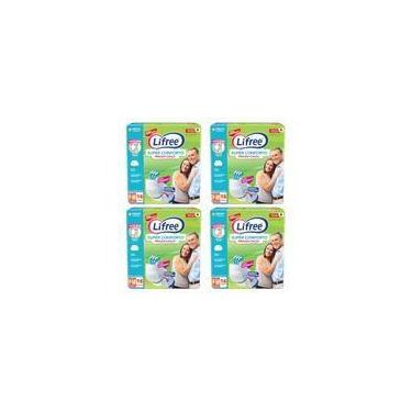 Imagem de KIT 4 Fraldas Adulto Tamanho PM Lifree Super Conforto