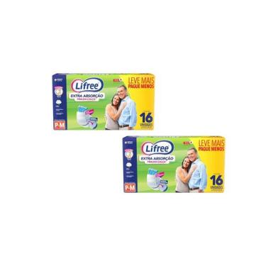 Imagem de KIT 2 Fraldas Adulto Tamanho PM Lifree Super Conforto