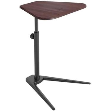 Imagem de Mesa simples para laptop, mesa de cabeceira dobrável para sofá, mesa de jantar