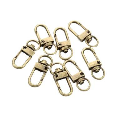 Imagem de Fechos Lagosta Dourados E Ródio Para Cães 12x33mm 10pçs Acessórios DIY