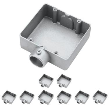 Imagem de 9 Condulete Duplo 1 Polegada Tipo E Sieg Alumínio Sem Rosca