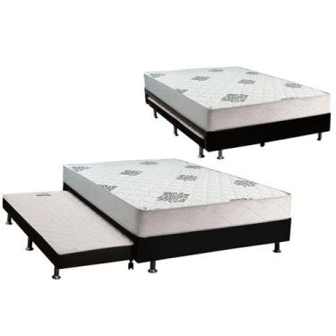 Imagem de Cama Box c/ Aux Conjugado Casal Inovaflex Comfort Premium 138x188