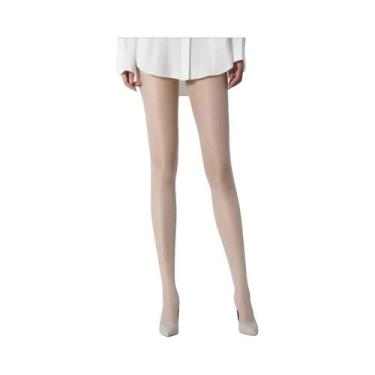 Imagem de Meia-calça Feminina De Cintura Alta Com Brilho, 1 Ou 3 Peças, Legging 