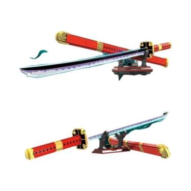 Imagem de Blocos De Montar Luminous Demon Slayer OneMOC Katana Sword, Brinquedo 