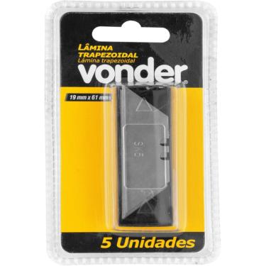Imagem de Lâmina Trapezoidal para Estilete 19,0x61,0 mm Vonder