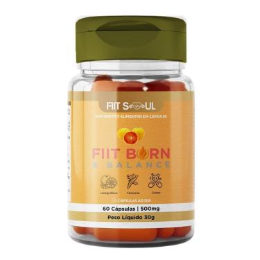 Imagem de Fiit Burn Balance Laranja Moro, Cromo e Cúrcuma -  Suplemento Alimentar Rotina Saudável 60 cápsulas-Unissex