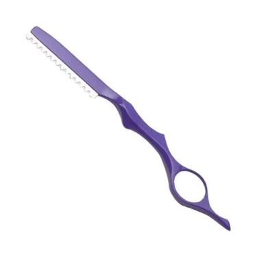 Imagem de Navalha Profissional De Desbaste Para Barbeiro 17,5cm Com Lâmina De Al