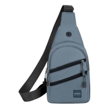 Imagem de Bolsa Pochete Transversal Sports Cinza - Braswei