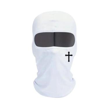 Imagem de Máscara Balaclava Preta Respirável Para Esqui, Ciclismo, Motociclismo,