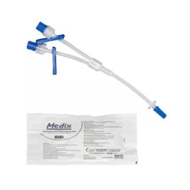 Imagem de Equipo extensor multivias com clamp medix kit com 40 unidades