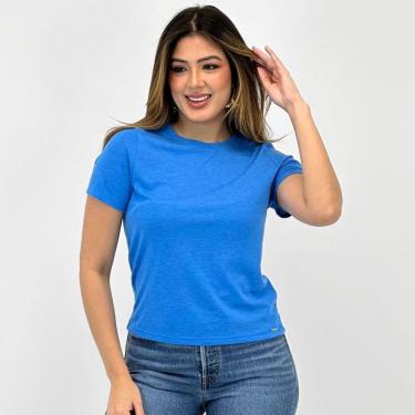 Imagem de Camiseta Doce Trama T-shirt Manga Curta Básica Feminina-Feminino