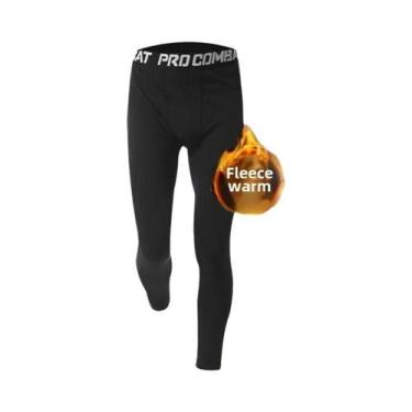 Imagem de Conjunto Térmico Masculino De Inverno Com Pelúcia Para Camada Base, Se