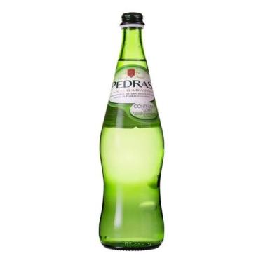 Imagem de Água Mineral Gaseificada Pedras Salgadas Garrafa Vidro 750ml