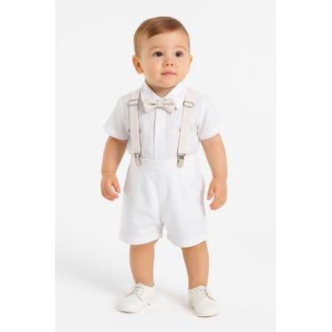 Imagem de Roupa Batizado Infantil Menino Casamento Formatura Papilloo, 4 ANOS, A