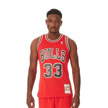 Imagem de Regata Mitchell & Ness Swingman Jersey Road Chicago Bulls Scottie Pippen Masculino-Masc...