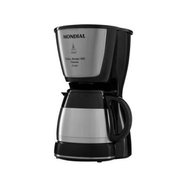 Imagem de Cafeteira Elétrica Mondial Dolce Arome Thermo Preto 800W 127V - C-33 J