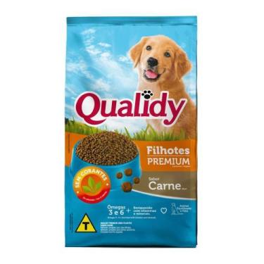 Imagem de Ração para Cães Qualidy Premium Filhotes Carne 10,1kg