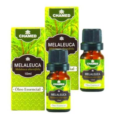 Imagem de Óleo Essencial de Melaleuca   Tea Tree  10ml    CHAMED  100% Puro    2