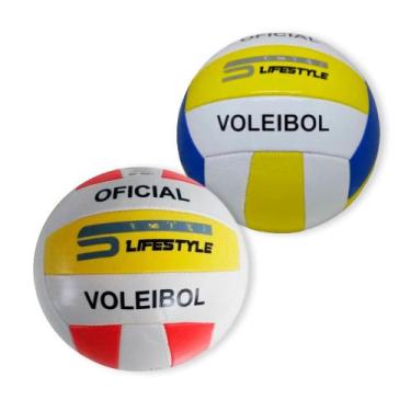Imagem de Bola De Volei Tamanho Oficial Praia Quadra - LifeStyle