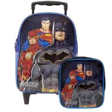 Imagem de Kit Mochila Carrinho + Lancheira Infantil e estojo. - XERYUS