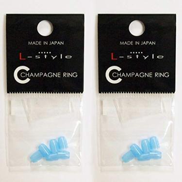 Imagem de LSTYLE Acessório de voo de dardo: inserções de anel de champanhe para voos de dardos PRO - azul claro