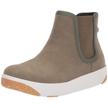 Imagem de BOGS Bota feminina de couro Chelsea Kicker, Loden, 8