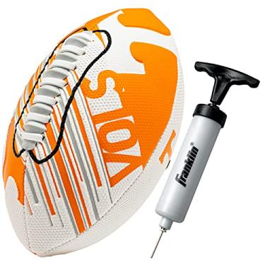 Imagem de Franklin Sports Tennessee Volunteers Football - Mini futebol juvenil - Futebol de 21,5 cm - Textura SPACELACE fácil de segurar - Perfeito para crianças!