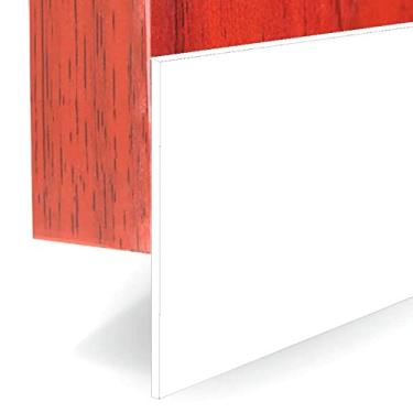 Imagem de Veda Porta Residencial Com Adesivo 3M Para Vedar Frestas 1 metro Branco