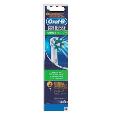 Imagem de Refil Para Escova Dental Elétrica Oral-B Crossaction - 2 Unidades - Or