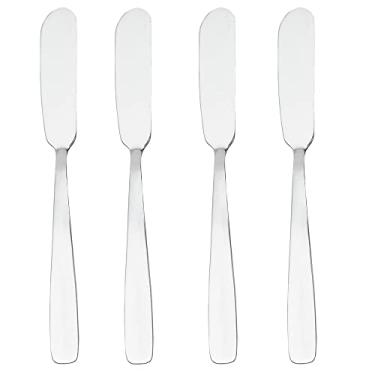 Imagem de Mimo Style, Kit Jogo de Espátulas para Manteiga, Aço Inox, 4 Pecas - Prata