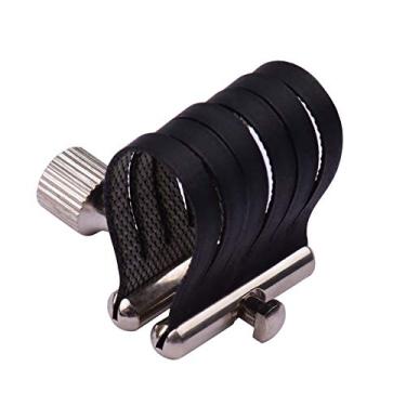 Imagem de Qudai Ligadura de saxofone compacta e durável para bocal de metal para saxofone alto