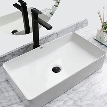 Imagem de Cuba de cerâmica para banheiro 61x35x11 cm