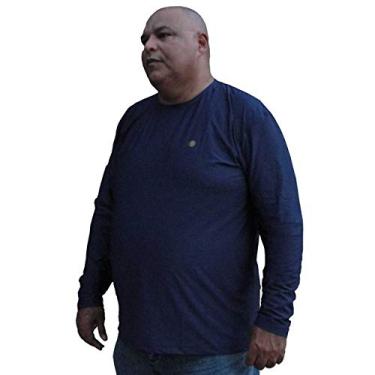 camisa proteção uv plus size masculina