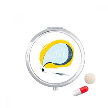 Imagem de Caixa de comprimidos alienígena com compartimento para armazenamento de remédios e gatos no universo